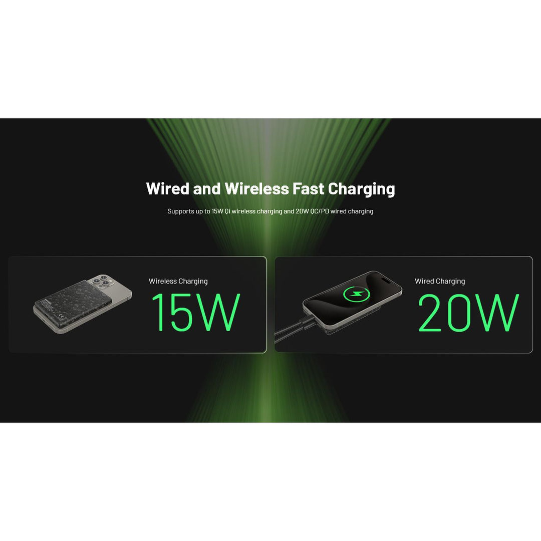 Nitecore NW5000 Magnetic Wireless Charging and USB-C 5000mAh Power Bank