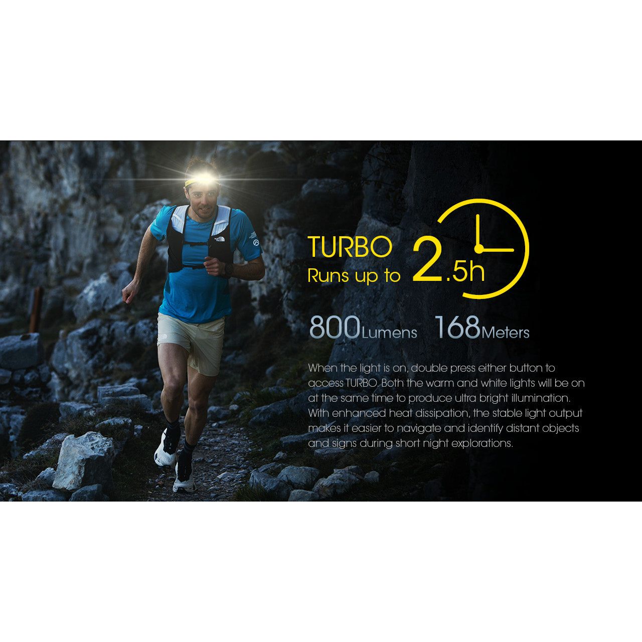 Nitecore UT27 Rechargeable Headlamp 800 lumens