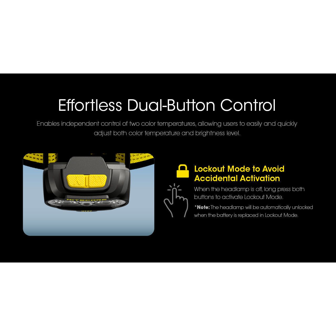 Nitecore UT27 Rechargeable Headlamp 800 lumens