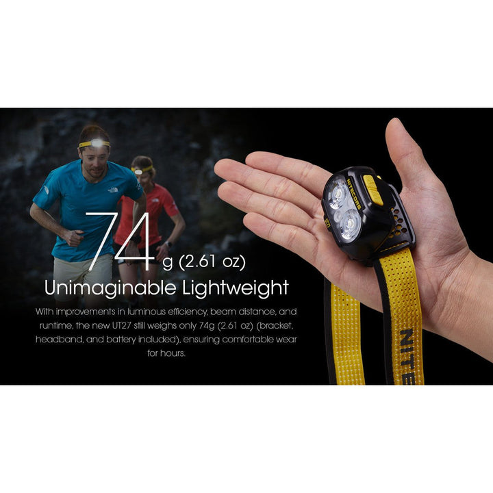 Nitecore UT27 Pro Rechargeable Headlamp 800 lumens