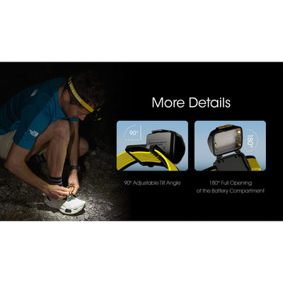 Nitecore UT27 Rechargeable Headlamp 800 lumens