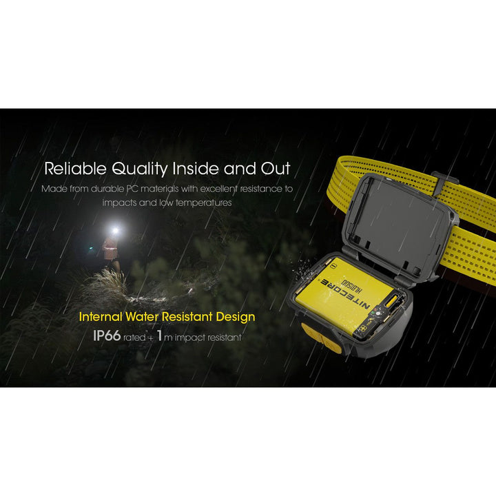 Nitecore UT27 Pro Rechargeable Headlamp 800 lumens