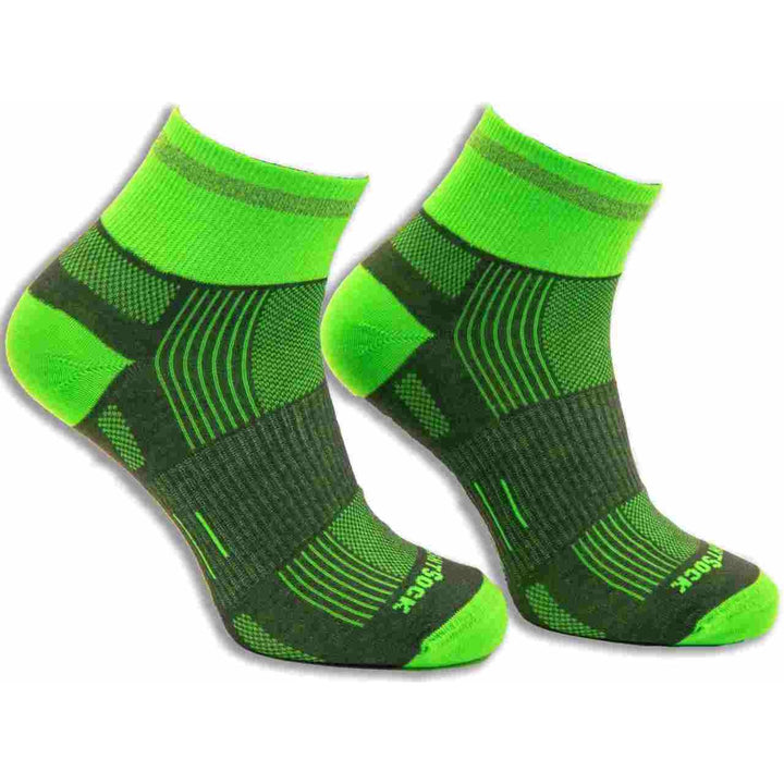 Wrightsock Run Reflective Quarter Socks