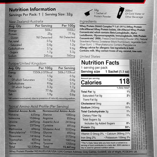 Radix Whey Protein DIAAS Complex 1.61 Strawberry