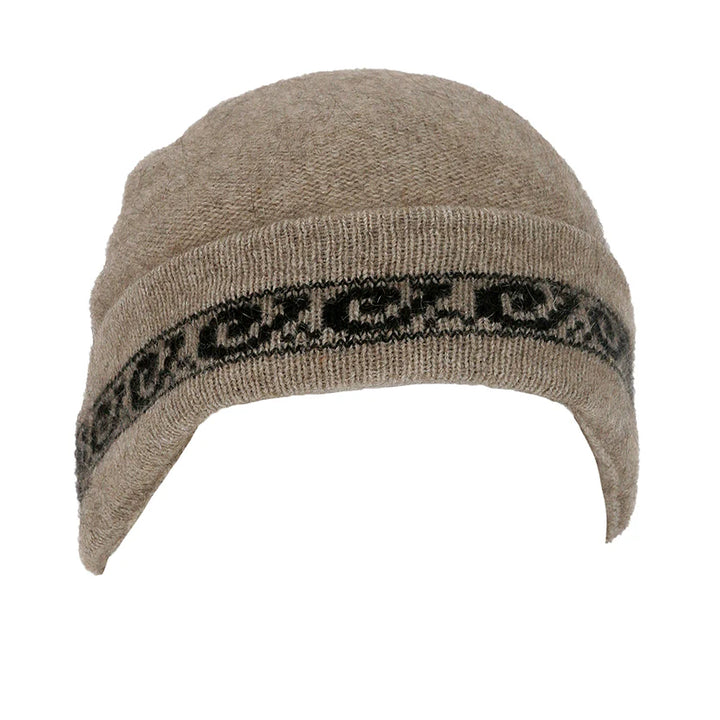 Possum Merino Koru Beanie - Lothlorian Knitwear