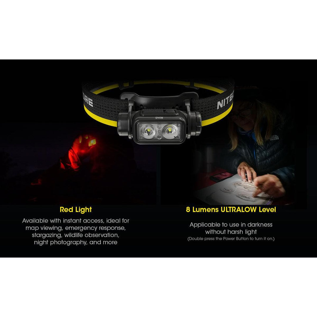 Nitecore NU40 Rechargeable Headlamp (1000 Lumens)