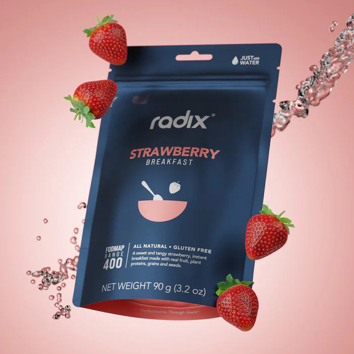 Radix Low Fodmap 400 Plant Based Strawberry Breakfast