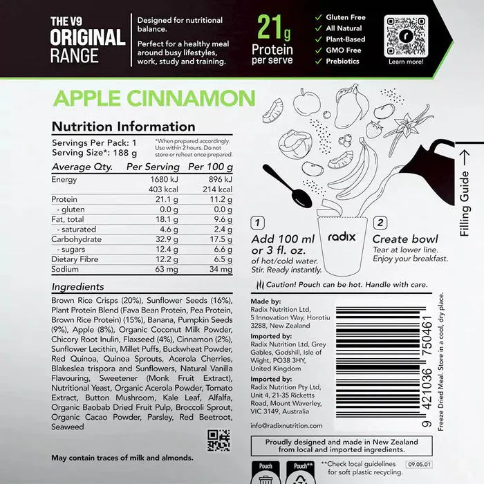 Radix Original 400 Apple and Cinnamon