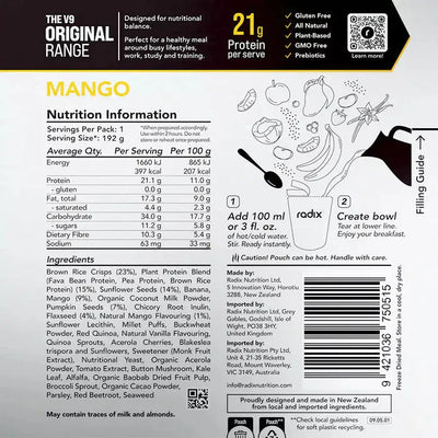Radix Original 400 Mango Breakfast
