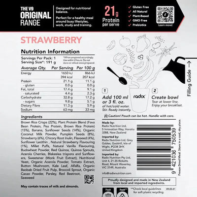 Radix Original 400 Strawberry Breakfast