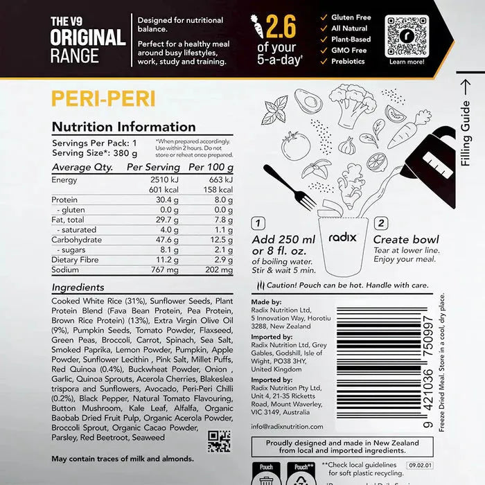Radix Original 600 Plant-Based Peri-Peri
