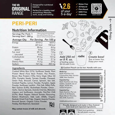 Radix Original 600 Plant-Based Peri-Peri