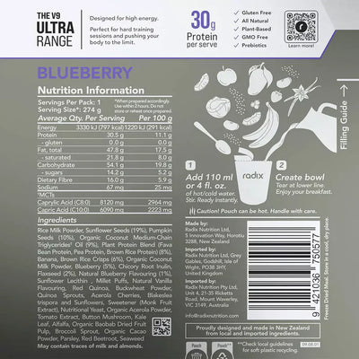 Radix Ultra 800 Blueberry Breakfast
