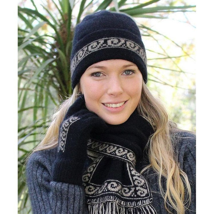 Possum Merino Koru Beanie - Lothlorian Knitwear