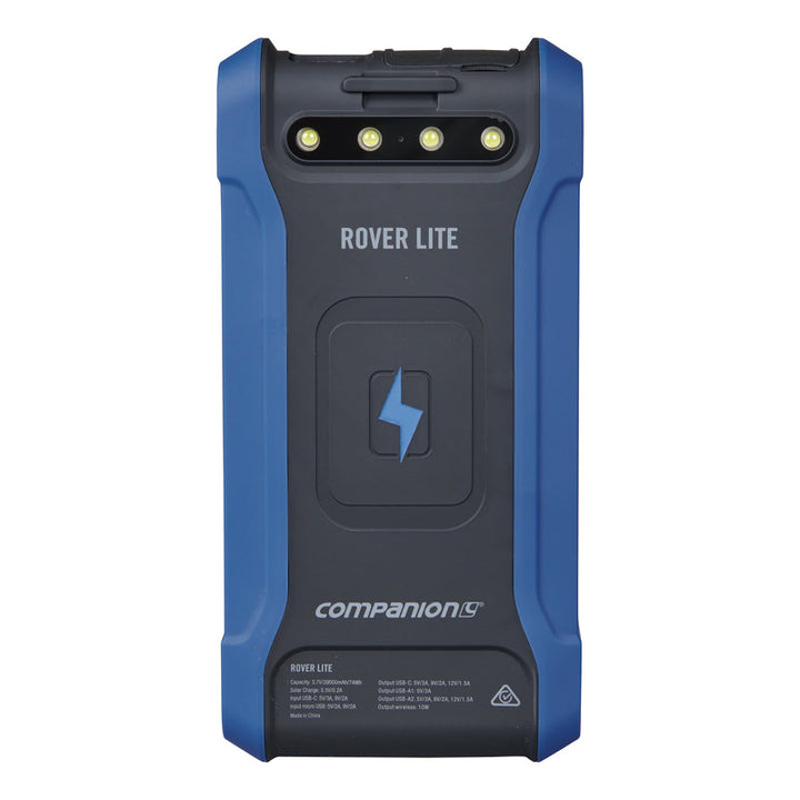 Companion Rover Lite Wireless 20000mAh Powerbank with Solar Panel