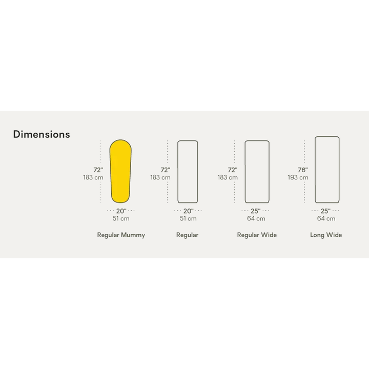 Nemo Tensor Extreme Insulated Mummy Sleeping Pad