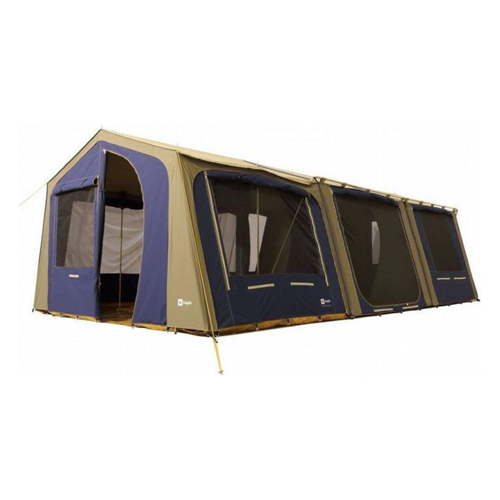 Coastline tent with optional sunroom attached