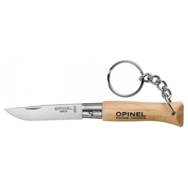 Opinel Knife Stainless Steel #4 with Keyring