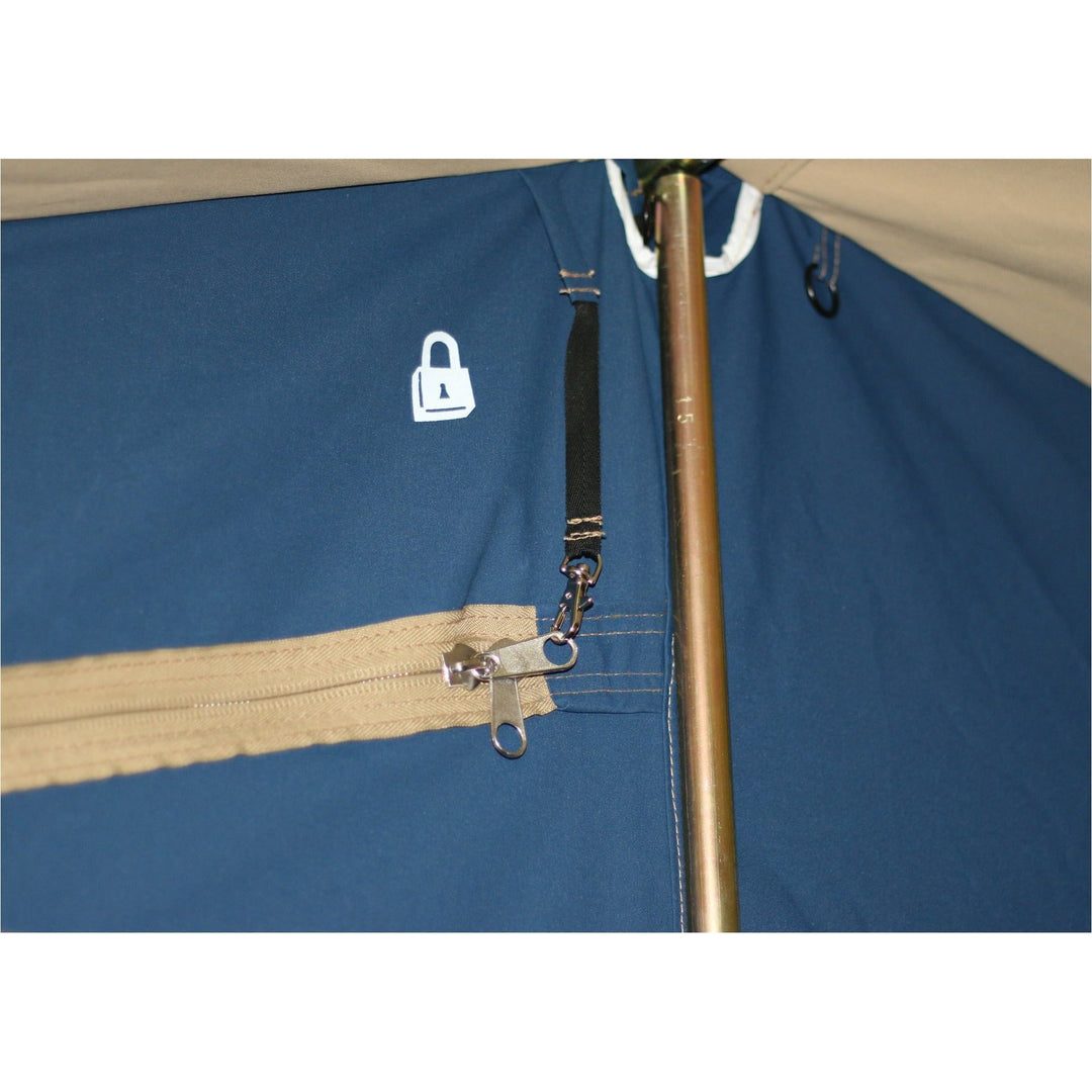 Lockable zips to keep children in, or intruders out!
