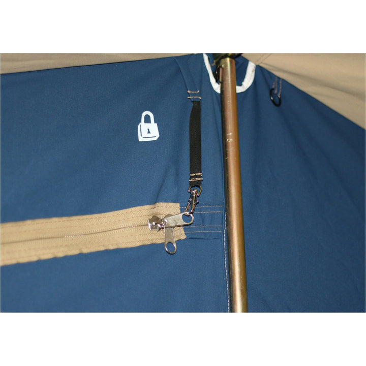 Lockable zips to keep children in, or intruders out!