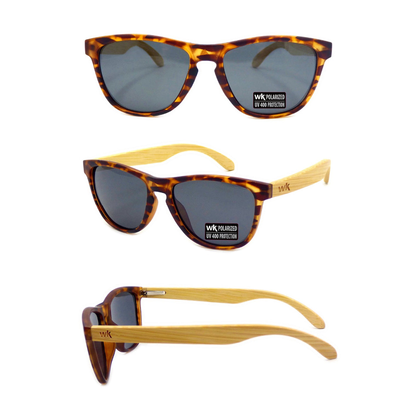 Bamboo Sunglasses Polarised for Men and Women - Tortoise Shell