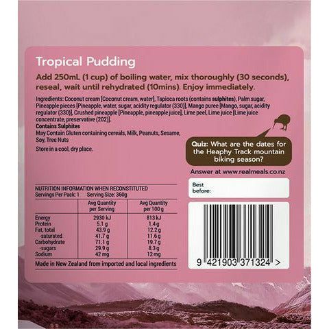 Real Meals DESSERT | Tropical Pudding