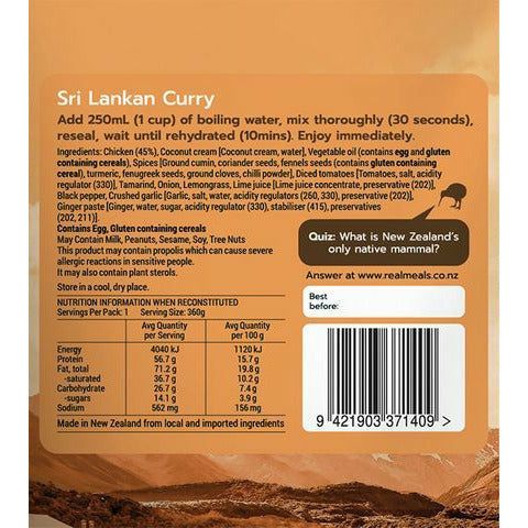 Real Meals DINNER | Sri Lankan Curry