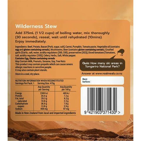 Real Meals DINNER | Wilderness Stew