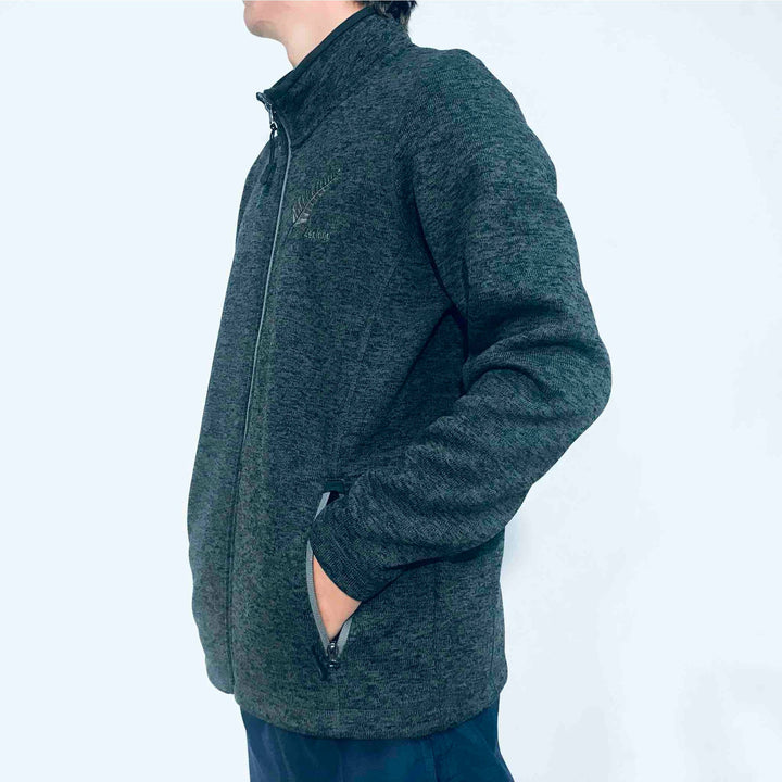 Wild Kiwi Mens Knit Fleece Jacket
