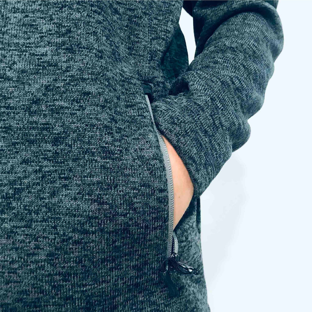 Wild Kiwi Mens Knit Fleece Jacket