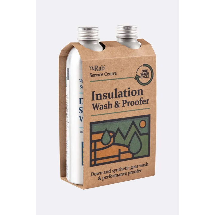 Rab Insulation Wash and Proofer Twin Pack (225ml/3 washes)