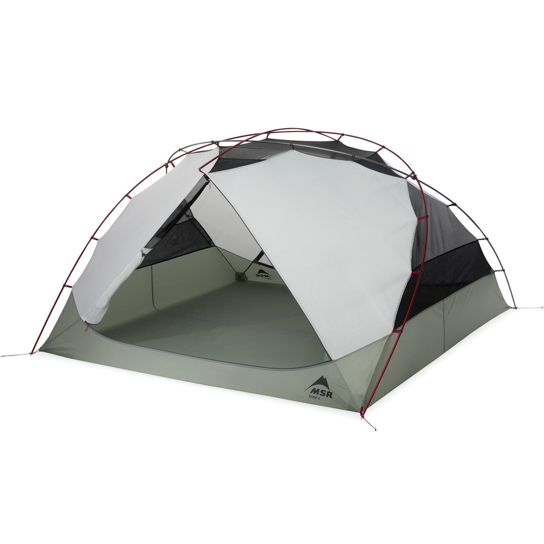 MSR Elixir 4 Person Hiking Tent with Footprint