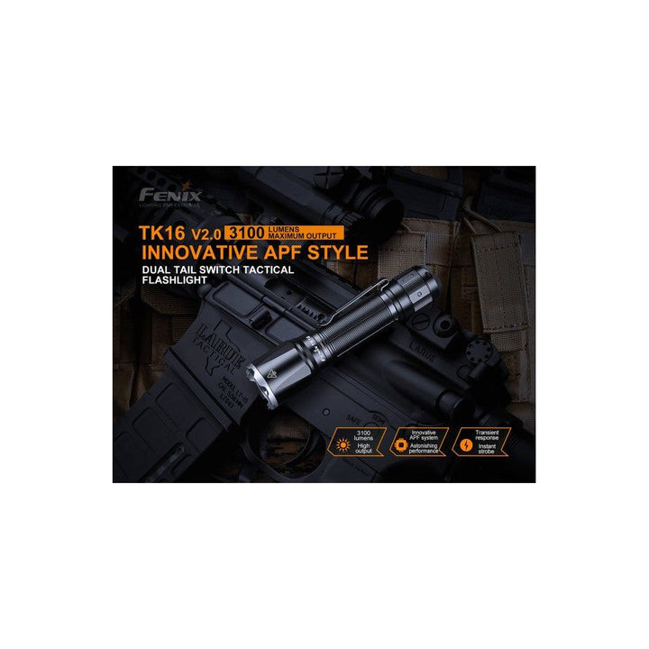 Fenix TK16 V2.0 3100 Lumen Rechargeable Torch