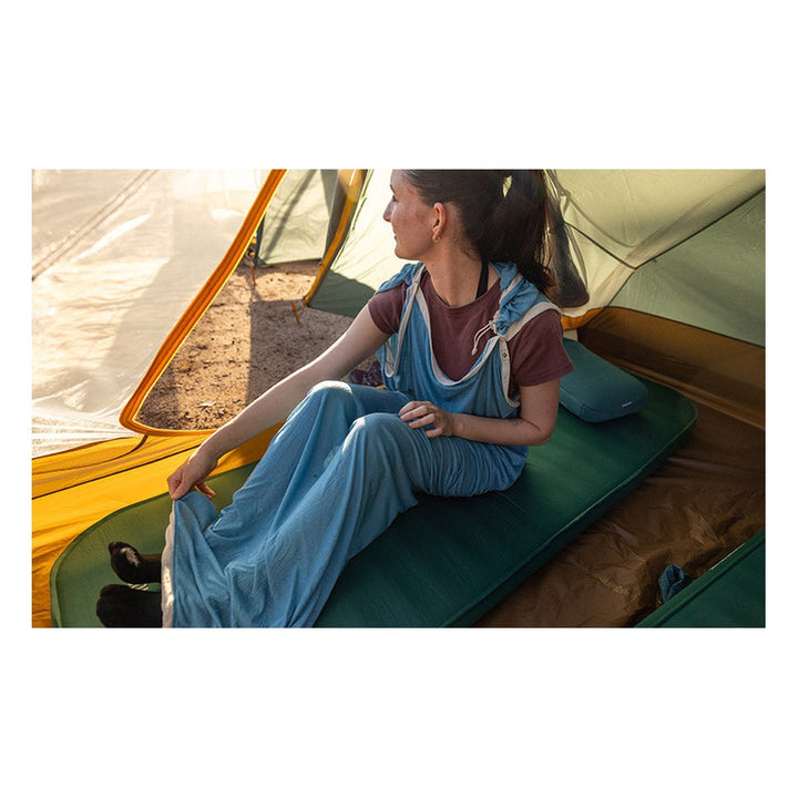 Sea to Summit Breeze Lightweight Liner used in a tent