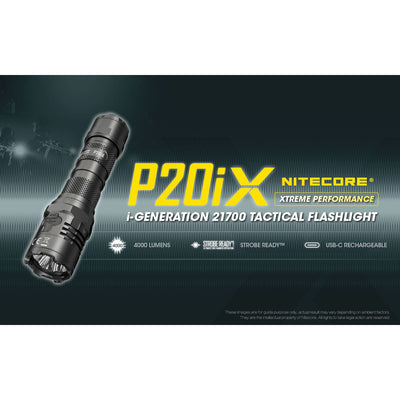 Nitecore P20iX Rechargeable Flashlight - 4000 lumens