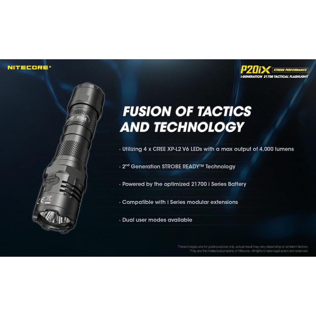 Nitecore P20iX - 4000 lumens