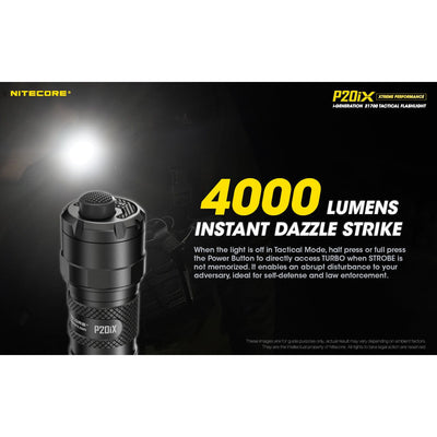 Nitecore P20iX Rechargeable Flashlight - 4000 lumens