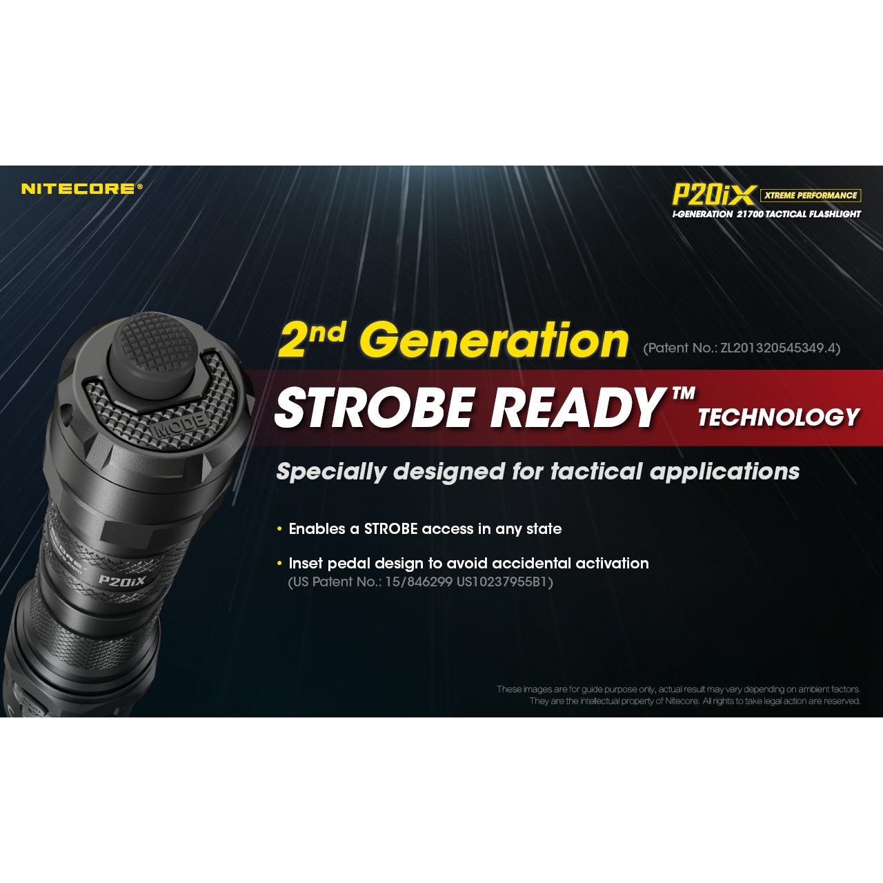 Nitecore P20iX Rechargeable Flashlight - 4000 lumens