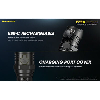 Nitecore P20iX Rechargeable Flashlight - 4000 lumens