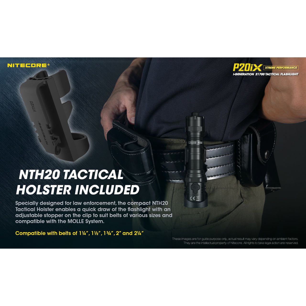 Nitecore P20iX Rechargeable Flashlight - 4000 lumens