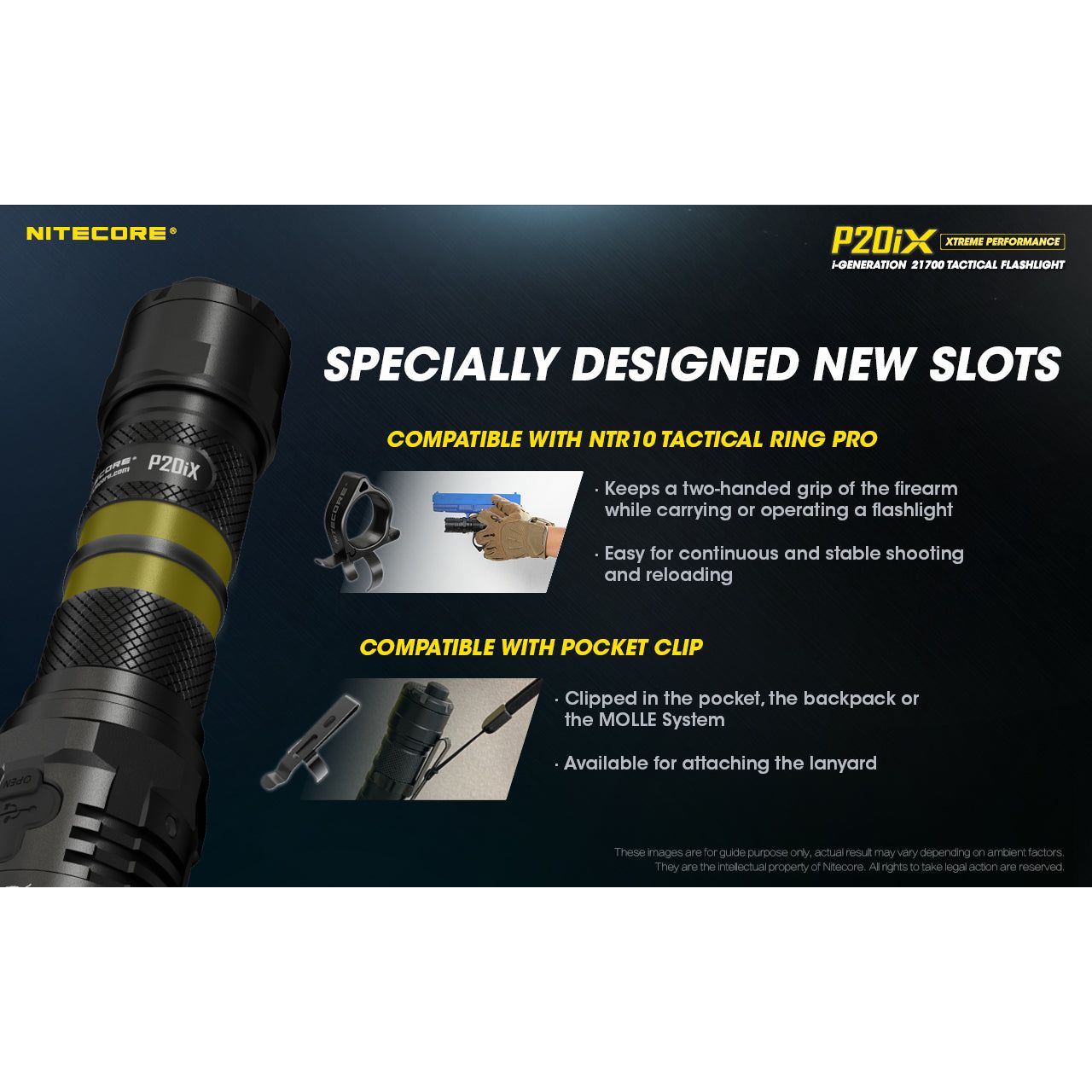 Nitecore P20iX Rechargeable Flashlight - 4000 lumens