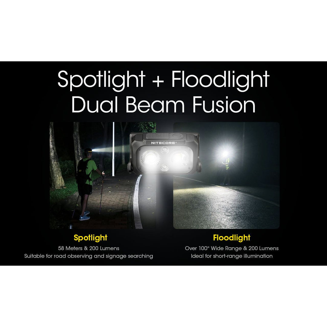 Nitecore NU25 V2 Rechargeable Headlamp (400 lumens)