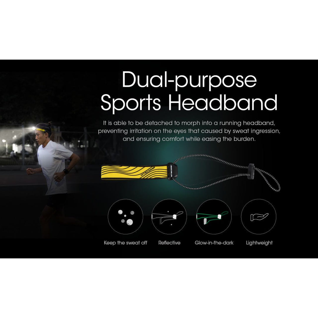 Nitecore NU25 V2 Rechargeable Headlamp (400 lumens)