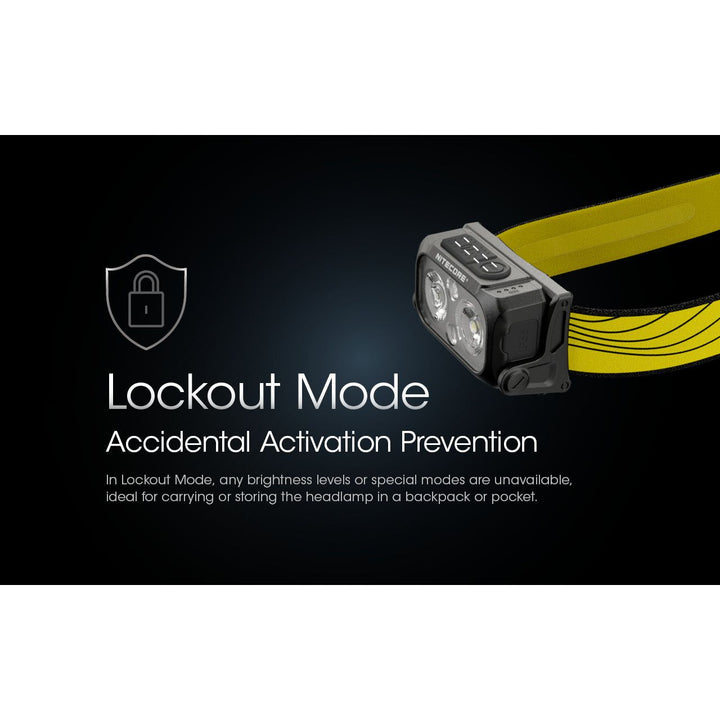 Nitecore NU25 V2 Rechargeable Headlamp (400 lumens)