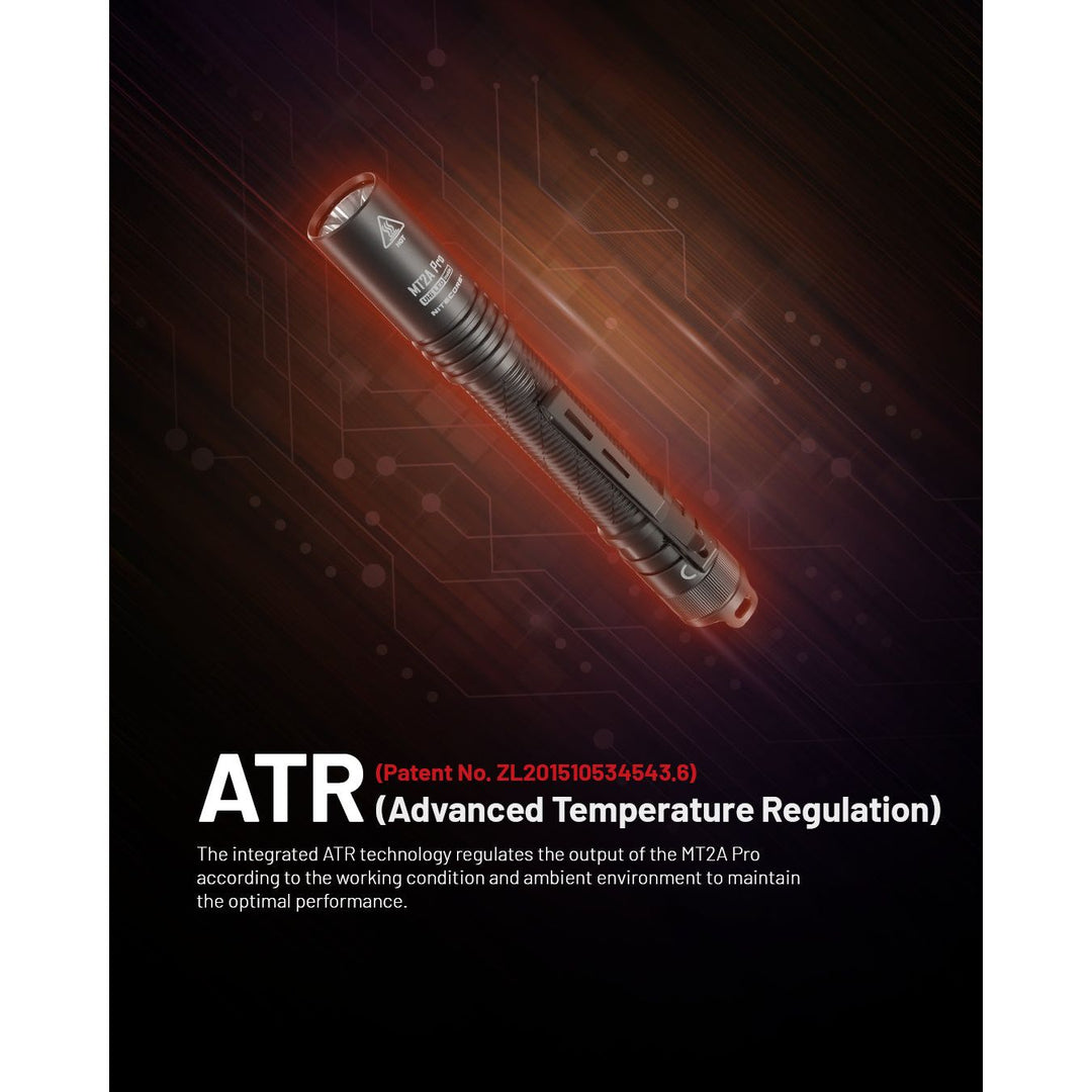 Nitecore MT2A PRO Rechargeable Flashlight - 1000 lumens