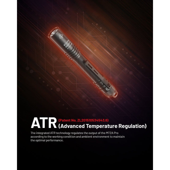 Nitecore MT2A PRO Rechargeable Flashlight - 1000 lumens