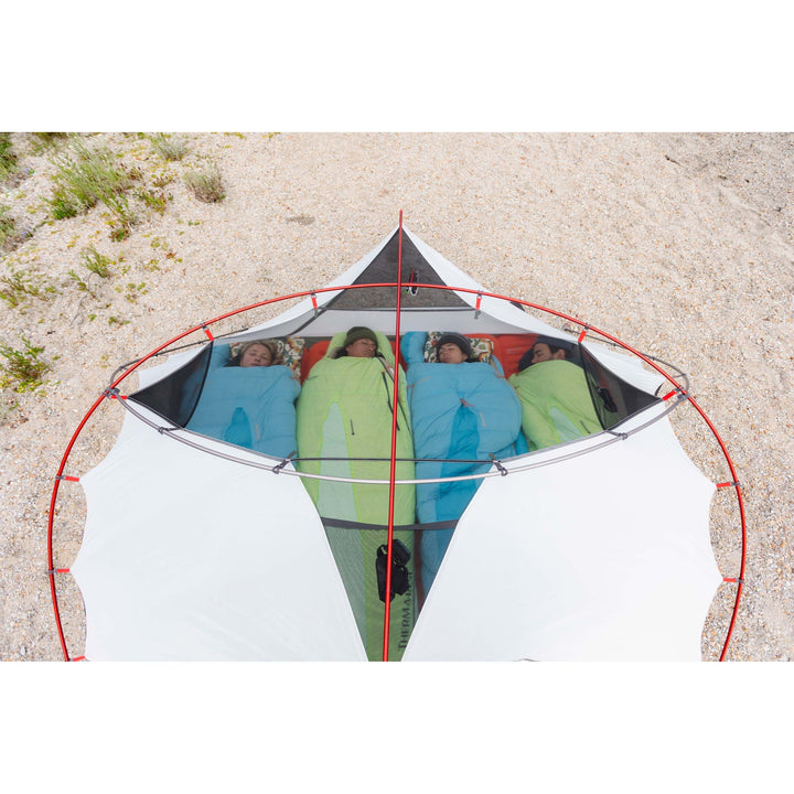 MSR Elixir 4 Person Hiking Tent with Footprint
