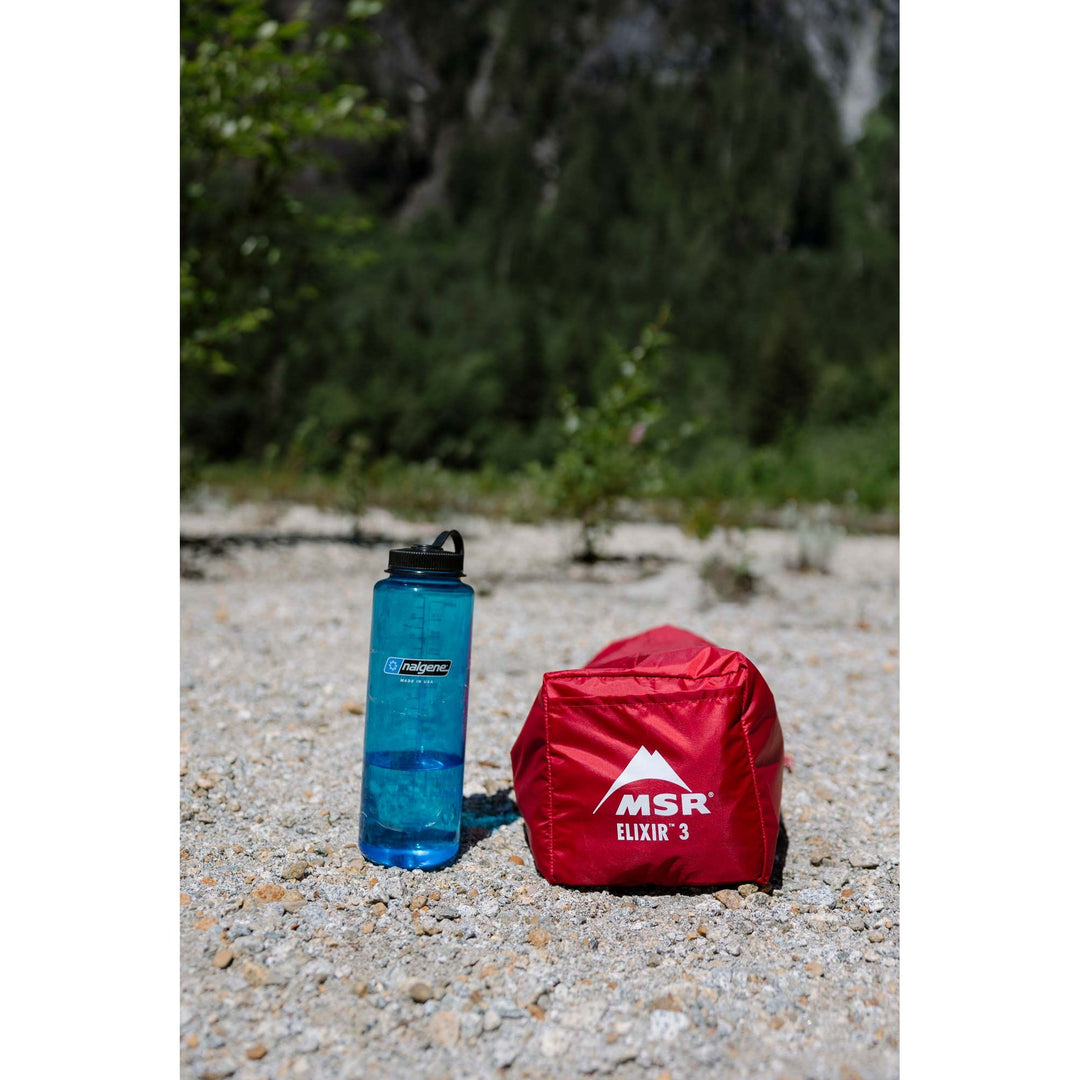 MSR Elixir 3 Person Hiking Tent with Footprint