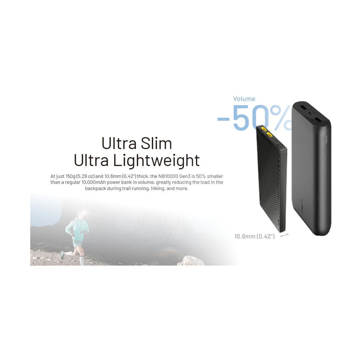 Nitecore NB10000 GEN3 Ultralight Power Bank