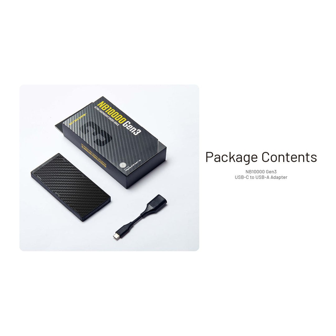Nitecore NB10000 GEN3 Ultralight Power Bank